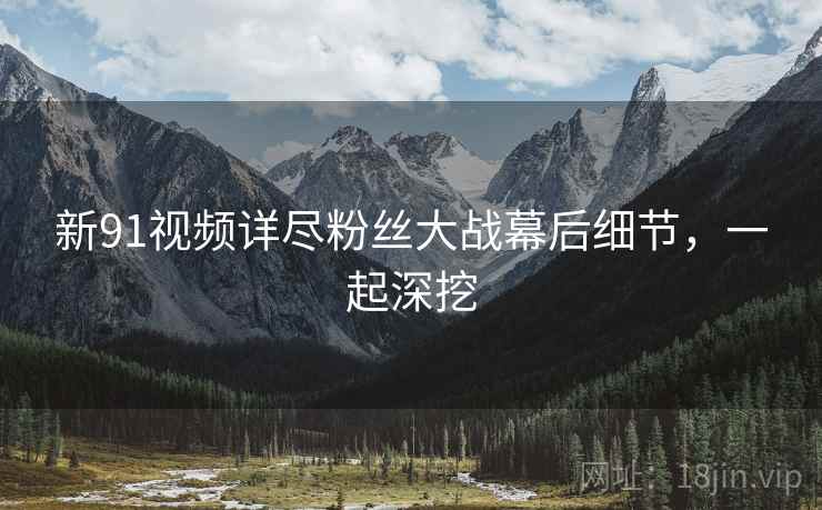 新91视频详尽粉丝大战幕后细节，一起深挖
