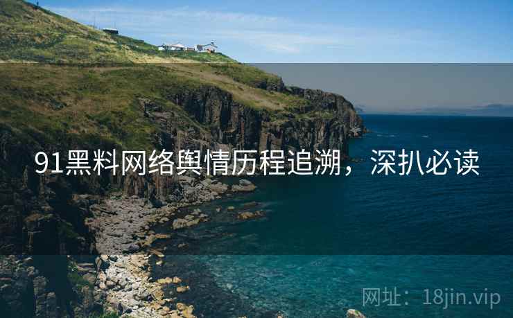 91黑料网络舆情历程追溯，深扒必读