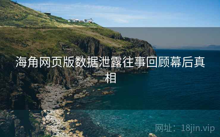 海角网页版数据泄露往事回顾幕后真相