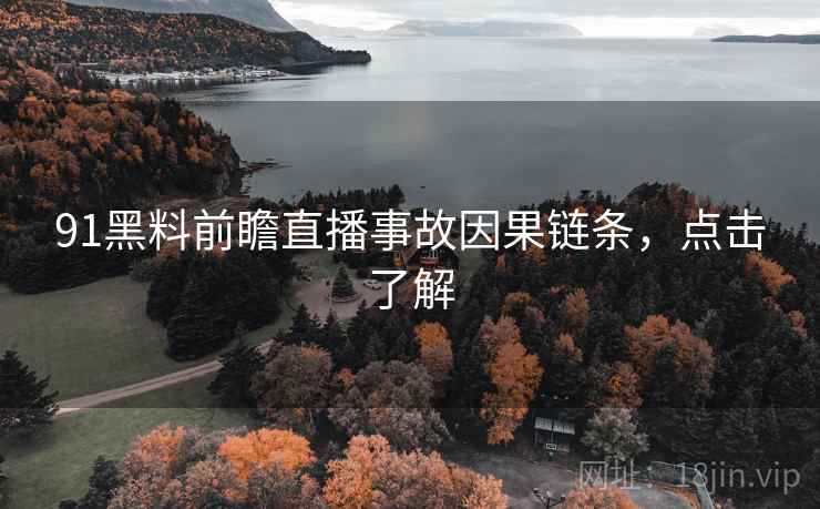 91黑料前瞻直播事故因果链条，点击了解