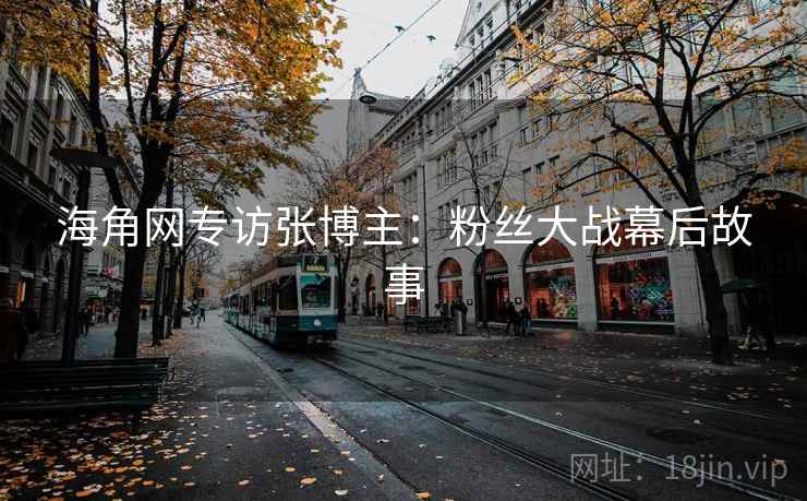 海角网专访张博主：粉丝大战幕后故事
